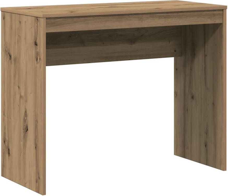 VidaXL Bureau 90x40x72 cm bewerkt hout artisanaal eikenkleur