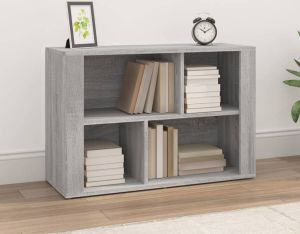 VidaXL Dressoir 80x30x54 cm bewerkt hout grijs sonoma eikenkleurig