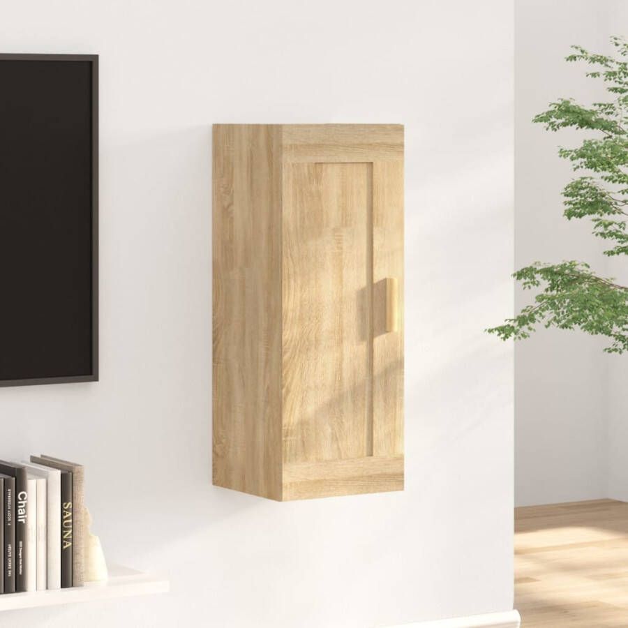 VidaXL Hangkast 35x34x90 cm bewerkt hout sonoma eikenkleurig