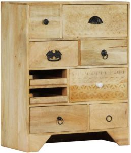 VidaXL Ladekast 60x30x75 cm massief mangohout