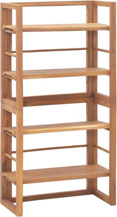 VidaXL Opbergrek 60x30x120 cm massief teakhout