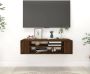 VidaXL Tv-hangmeubel 100x30x26 5 cm bewerkt hout bruineikenkleurig - Thumbnail 2