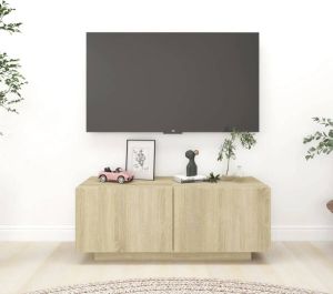 VidaXL Tv-meubel 100x35x40 cm spaanplaat sonoma eikenkleurig