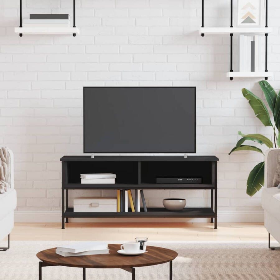 VidaXL Tv-meubel 100x35x45 cm bewerkt hout zwart