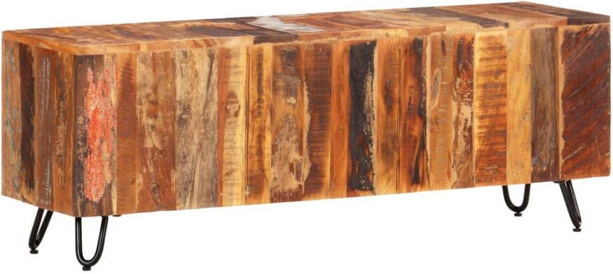 VidaXL Tv-meubel 110x30x40 cm massief gerecycled hout