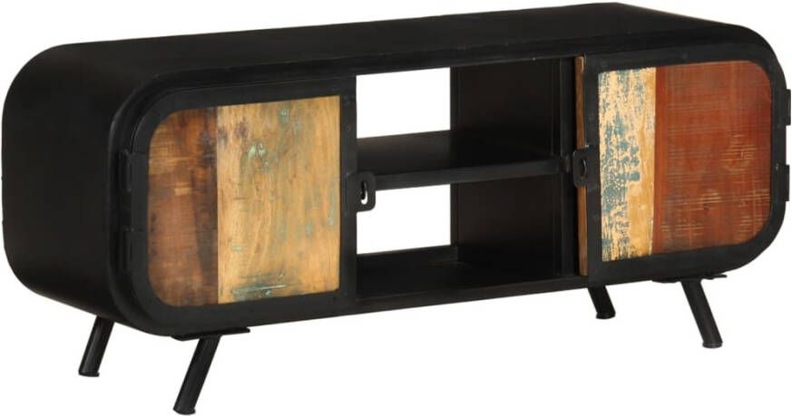 VidaXL Tv-meubel 110x30x45 cm massief gerecycled hout