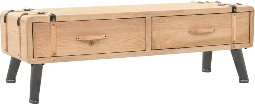VidaXL Tv-meubel 110x33x35 cm massief vurenhout