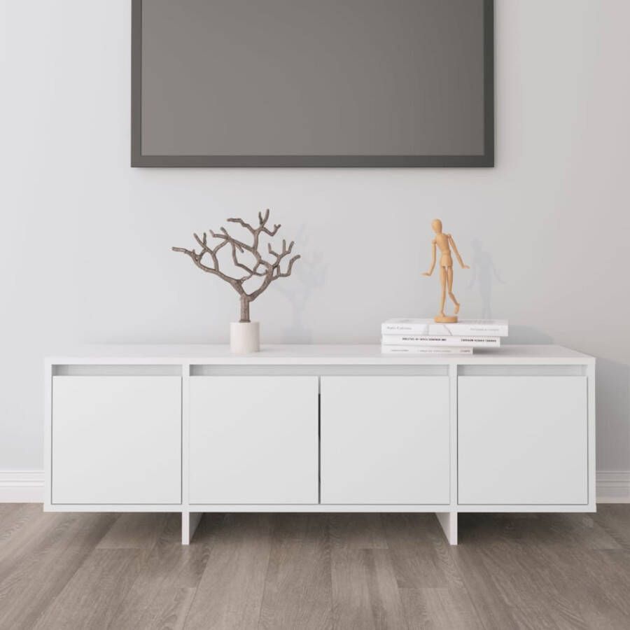 VidaXL Tv-meubel 120x30x40 5 cm bewerkt hout wit