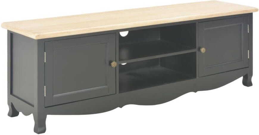 VidaXL Tv meubel 120x30x40 cm hout zwart