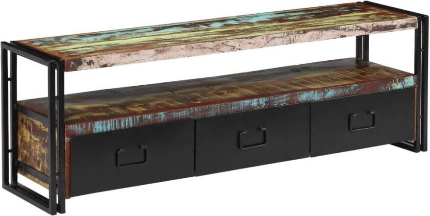 VidaXL Tv-meubel 120x30x40 cm massief gerecycled hout