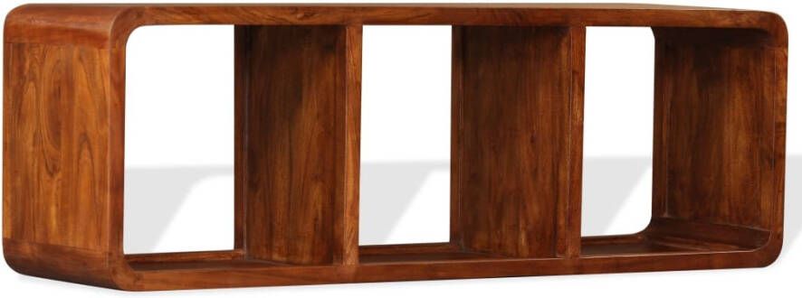 VidaXL Tv-meubel 120x30x40 cm massief hout met sheesham afwerking