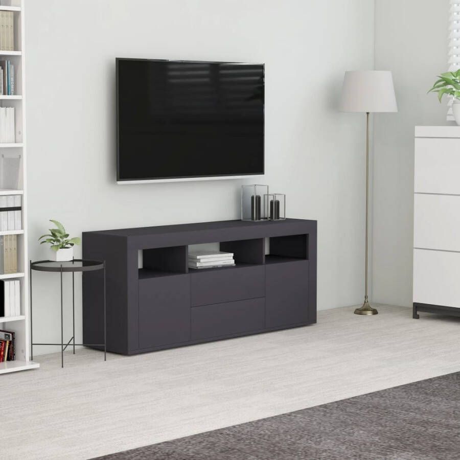 VidaXL Tv-meubel 120x30x50 cm bewerkt hout grijs