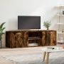 VidaXL Tv-meubel 120x34x37 cm bewerkt hout gerookt eikenkleurig - Thumbnail 2