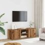 VidaXL Tv-meubel 120x34x37 cm bewerkt hout oud houtkleurig - Thumbnail 1