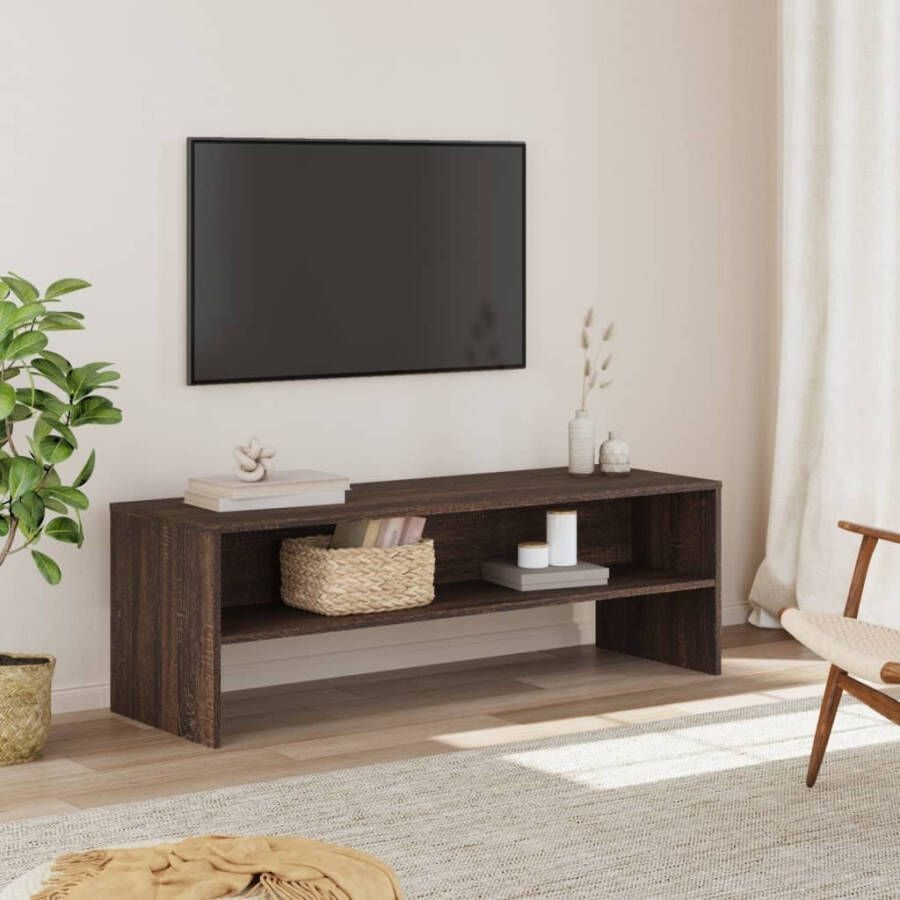 VidaXL Tv-meubel 120x40x40 cm bewerkt hout bruin eikenkleurig