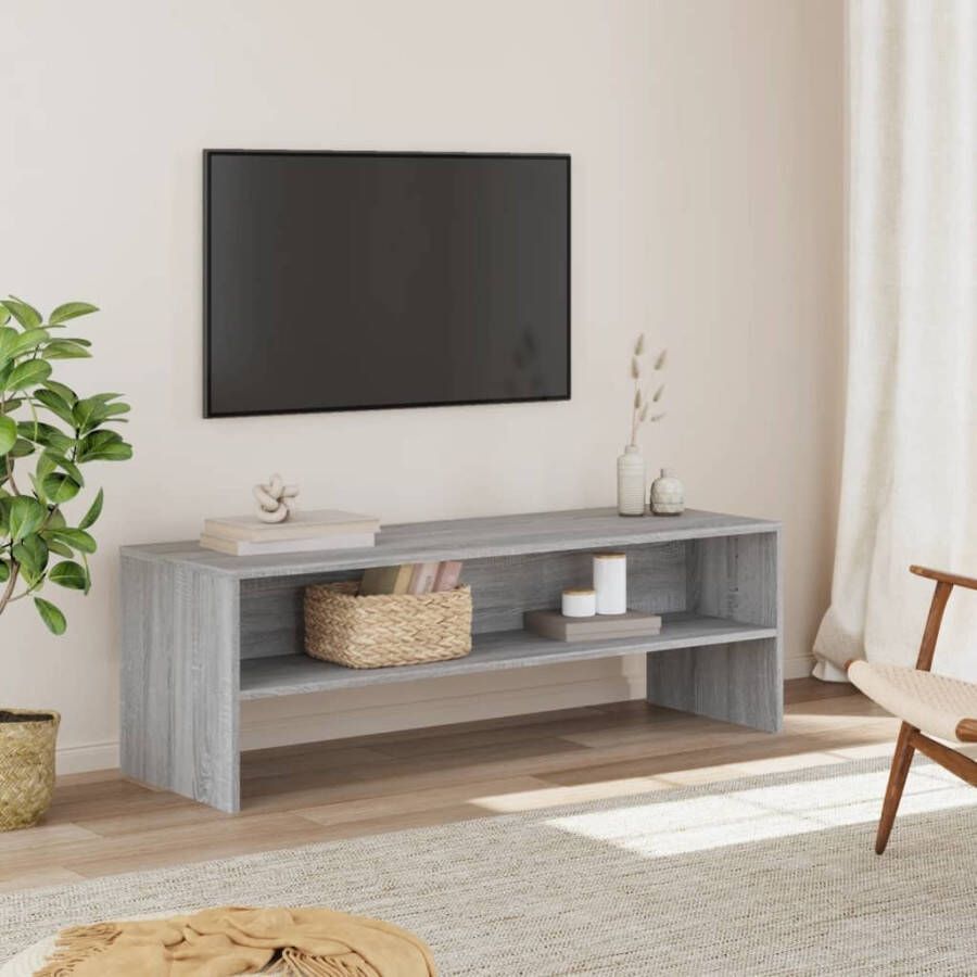 VidaXL Tv-meubel 120x40x40 cm bewerkt hout grijs sonoma eikenkleurig