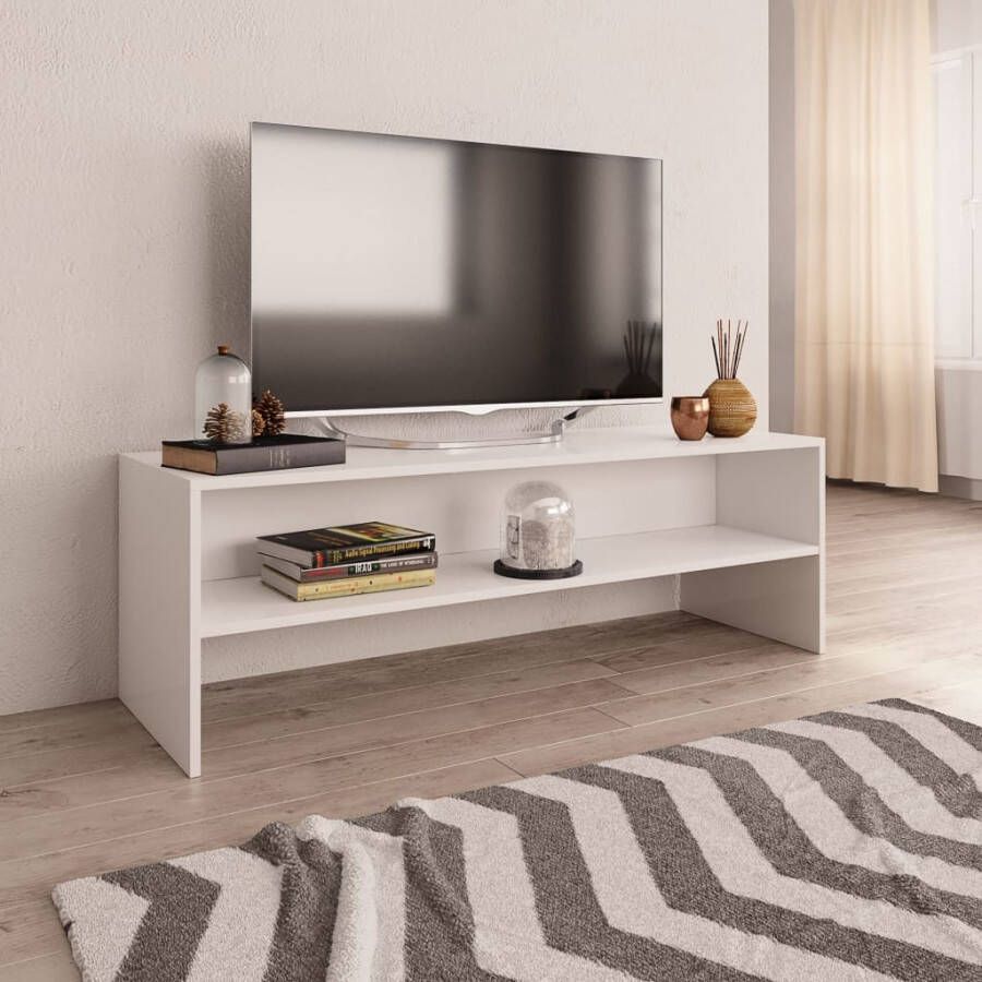 VidaXL Tv-meubel 120x40x40 cm bewerkt hout wit