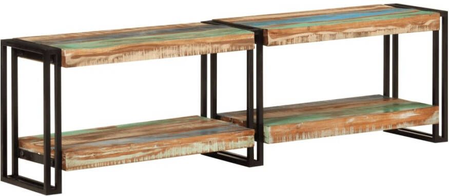 VidaXL Tv-meubel 140x30x40 cm massief gerecycled hout