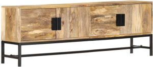 VidaXL Tv-meubel 140x30x50 cm massief mangohout