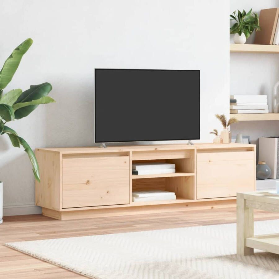 VidaXL Tv-meubel 140x35x40 cm massief grenenhout