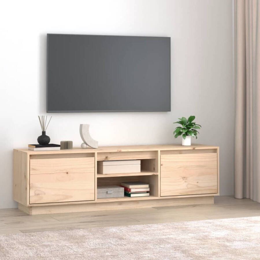 VidaXL Tv-meubel 140x35x40 cm massief grenenhout