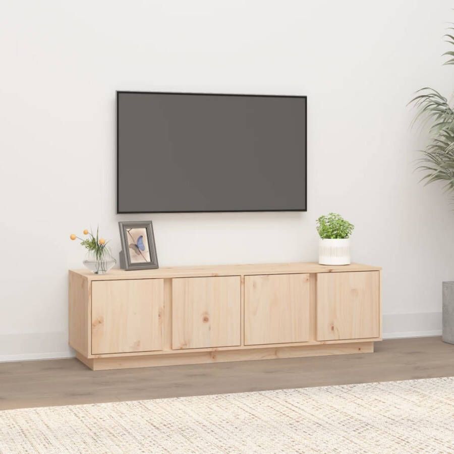 VidaXL Tv-meubel 140x40x40 cm massief grenenhout