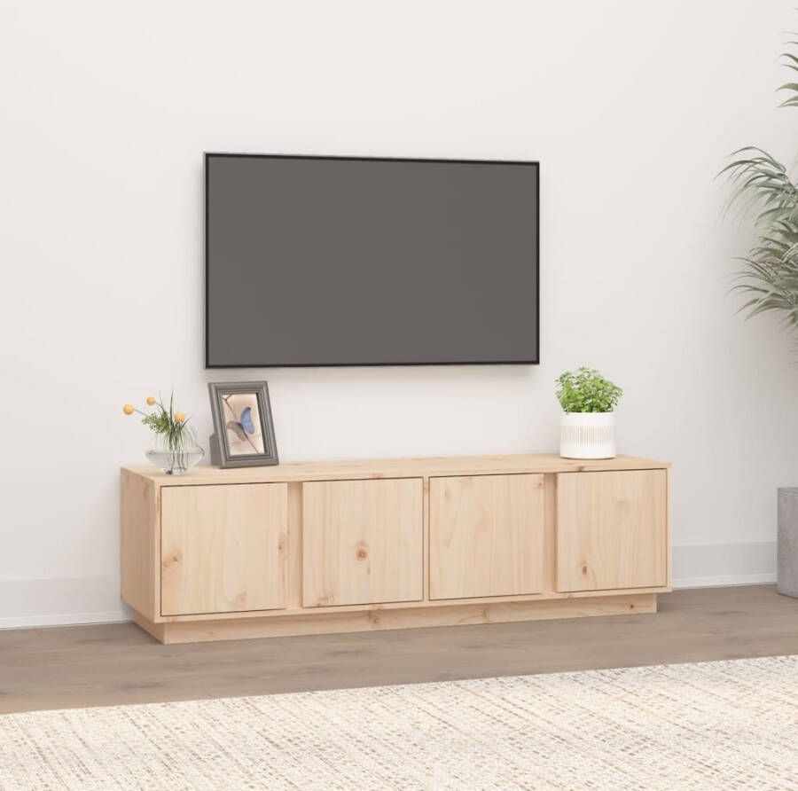 VidaXL Tv-meubel 140x40x40 cm massief grenenhout