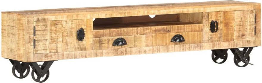 VidaXL Tv-meubel 150x30x37 cm massief mangohout