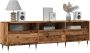 VidaXL Tv-meubel 150x30x44 5 cm bewerkt hout oud houtkleurig - Thumbnail 2
