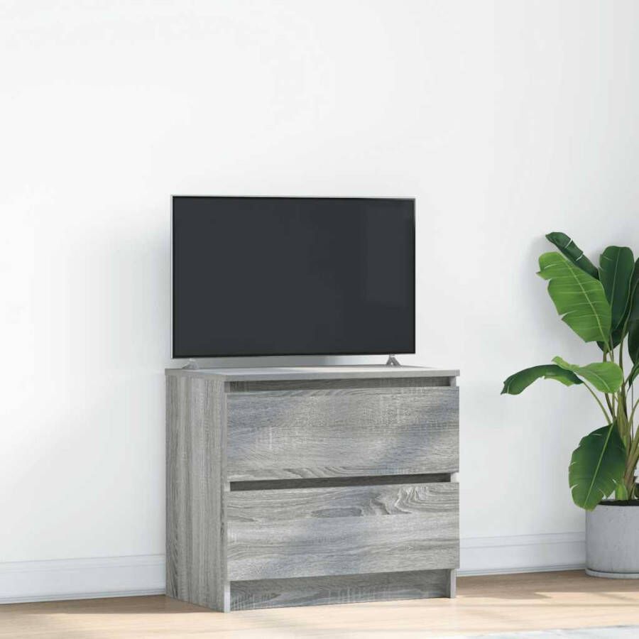 VidaXL Tv-meubel 60x35x54 cm bewerkt hout grijs sonoma eikenkleurig