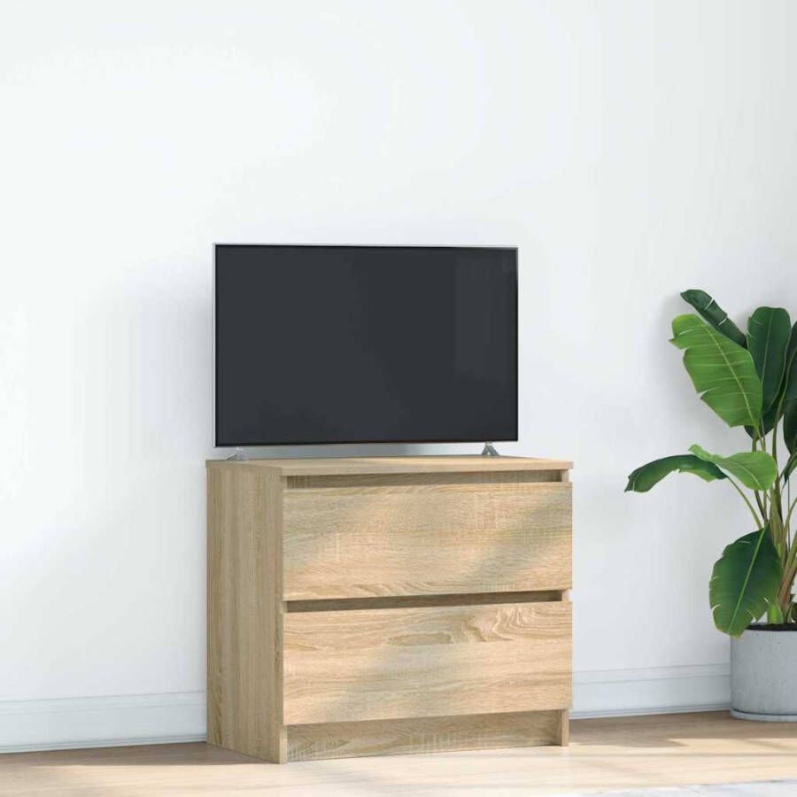 VidaXL Tv-meubel 60x35x54 cm bewerkt hout sonoma eikenkleurig