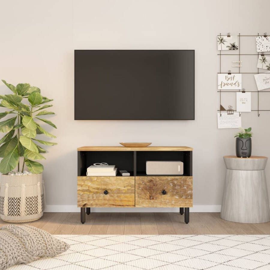 VidaXL Tv-meubel 70x33x46 cm massief mangohout