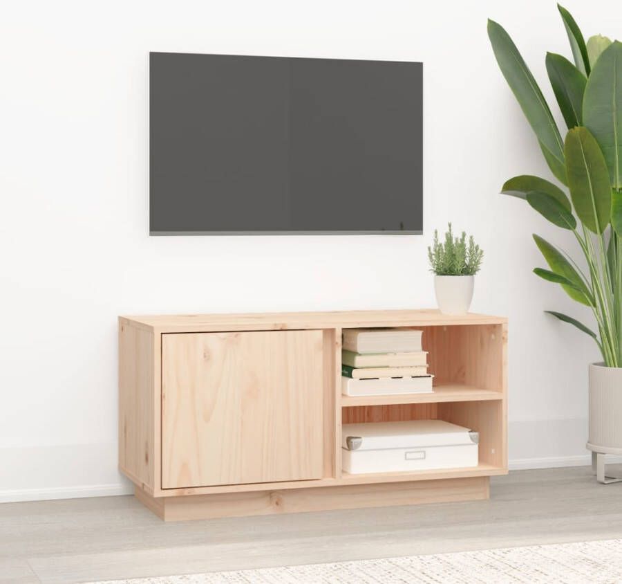 VidaXL Tv-meubel 80x35x40 5 cm massief grenenhout