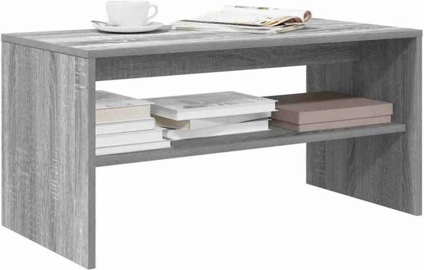 VidaXL Tv-meubel 80x40x40 cm bewerkt hout grijs sonoma eikenkleurig