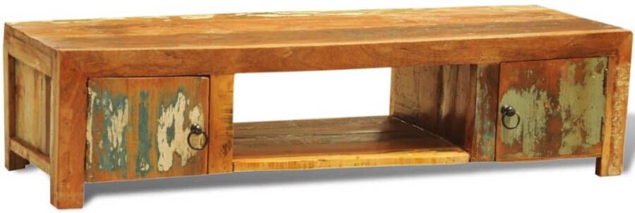 VidaXL Tv-meubel met 2 deuren vintage stijl gerecycled hout