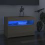 VidaXL Tv-meubel met LED-verlichting 60x35x40 cm sonoma eikenkleurig - Thumbnail 2