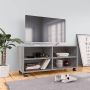 VidaXL Tv-meubel met wieltjes 90x35x35 cm bewerkt hout grijs sonoma - Thumbnail 2