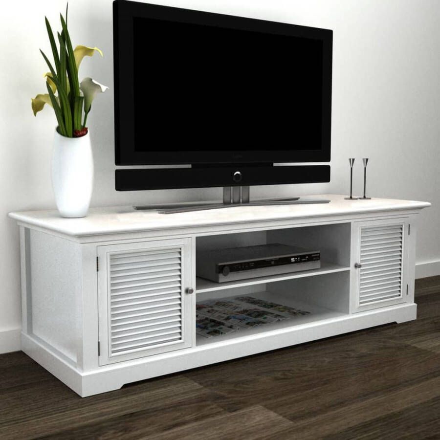 VidaXL Tv meubel hout wit
