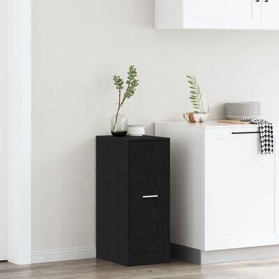 VidaXL Apothekerskast Zwart eiken 40 x 41 x 77.5 cm Bewerkt hout