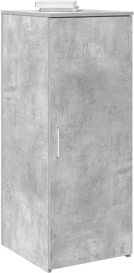 VidaXL Opbergkast 40x45x103 5 cm bewerkt hout betongrijs