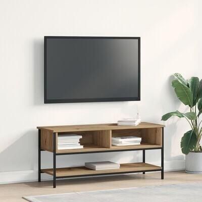 VidaXL Tv-meubelset Artisan Eiken 100 x 35 x 45 cm Bewerkt hout