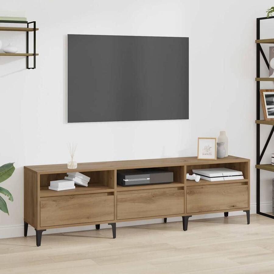 VidaXL TV-kast artisanaal eikenkleurig 150 x 30 x 44 5 cm