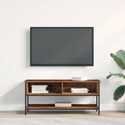 VidaXL Tv-meubelset Oud Hout 100 x 35 x 45 cm Bewerkt hout