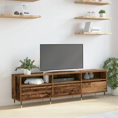 VidaXL TV-kast Oud hout 150 x 30 x 44.5 cm Bewerkt hout