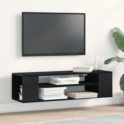 VidaXL TV-kast Zwart 100 x 30 x 26.5 cm Bewerkt hout