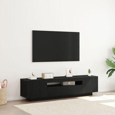VidaXL TV-kast Zwart 160 x 35 x 40 cm Bewerkt hout