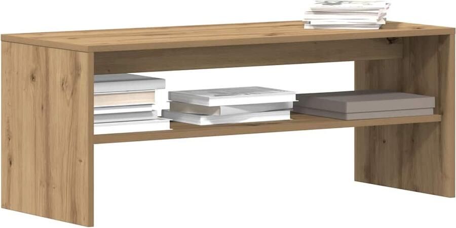 VidaXL Tv-meubel 100x40x40 cm bewerkt hout artisanaal eikenkleurig