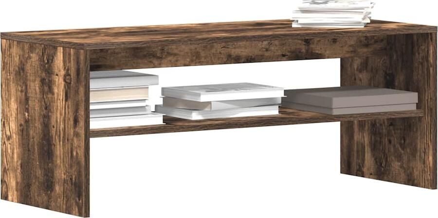 VidaXL Tv-meubel 100x40x40 cm bewerkt hout gerookt eikenkleurig