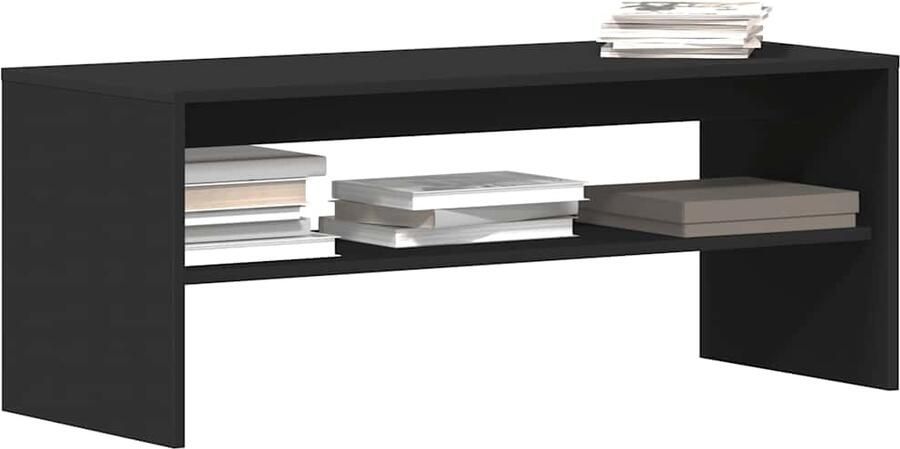 VidaXL Tv-meubel 100x40x40 cm bewerkt hout zwart