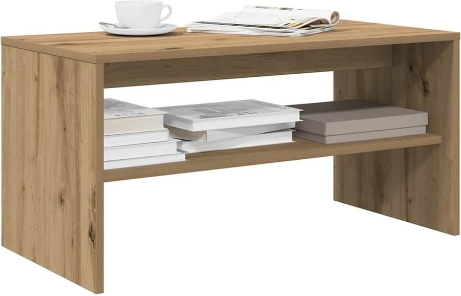 VidaXL Tv-meubel 80x40x40 cm bewerkt hout artisanaal eikenkleur